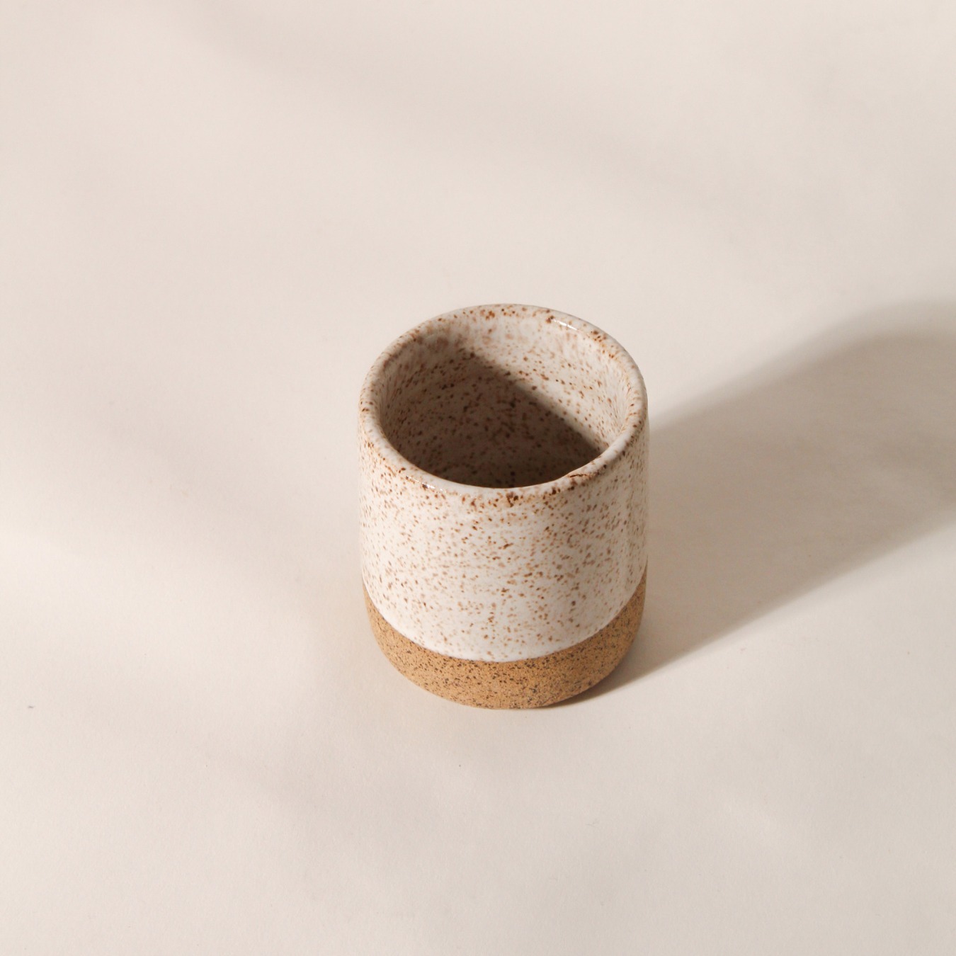 Copo cerâmica Reto branco Esmo Cerâmica